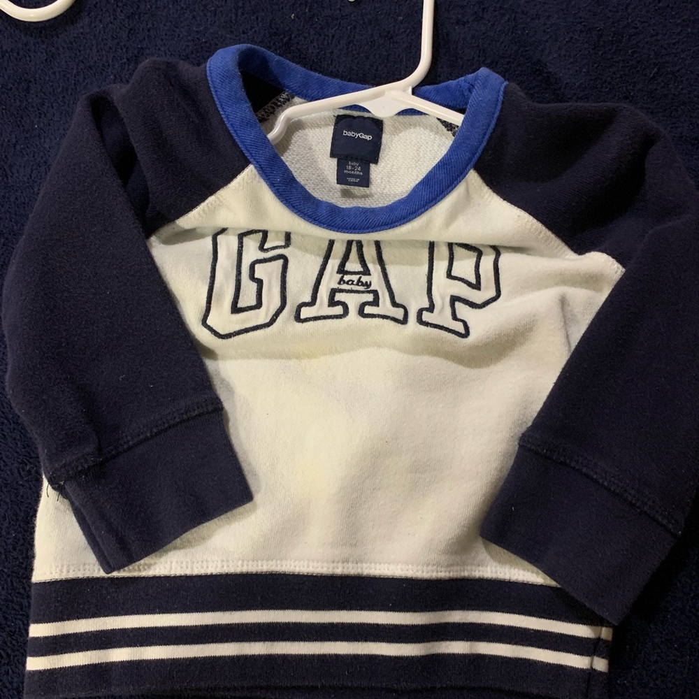 Navy blue with Royal blue and white color in good condition